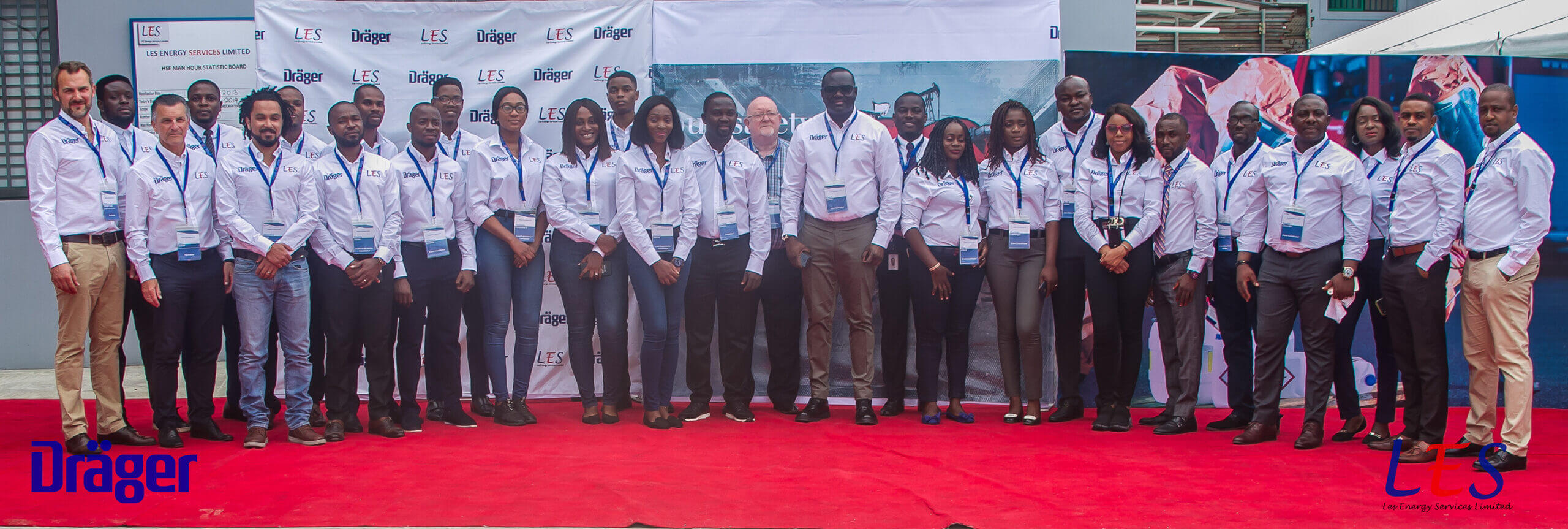 Group Picture, LES Energy Team Members and Drager Facilitators at Drager Day Nigeria