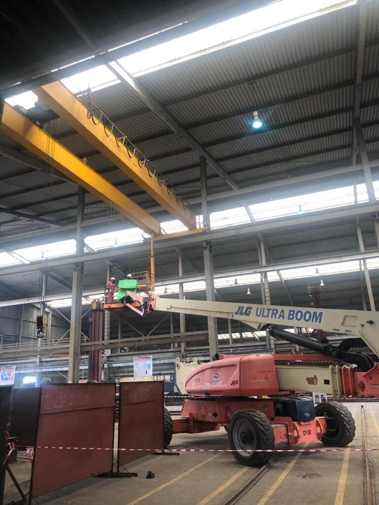 Routine inspection of Gantry Overhead Crane